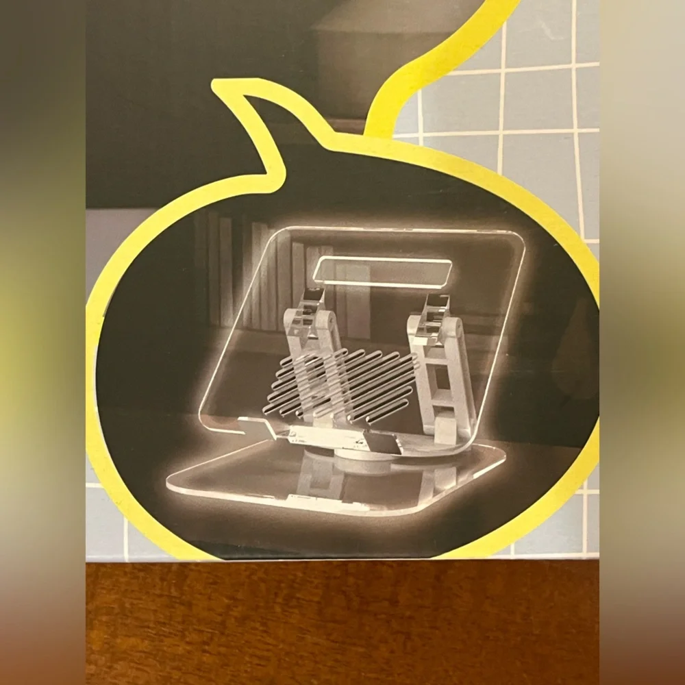 LED light Laptop Stand. Portable, foldable, adjustable, rotating. Great gift.NWT